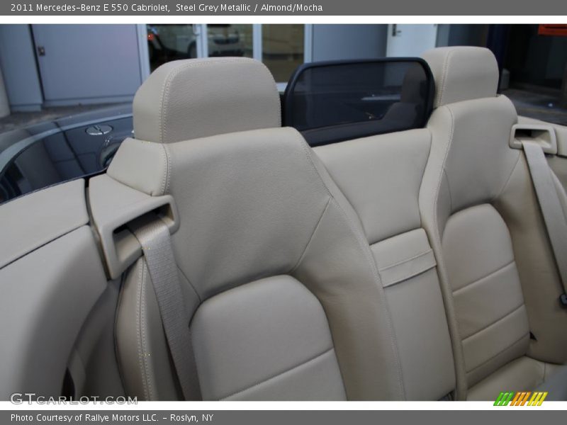 Steel Grey Metallic / Almond/Mocha 2011 Mercedes-Benz E 550 Cabriolet