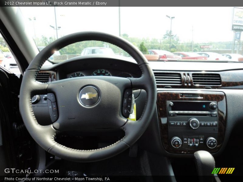 Black Granite Metallic / Ebony 2012 Chevrolet Impala LT