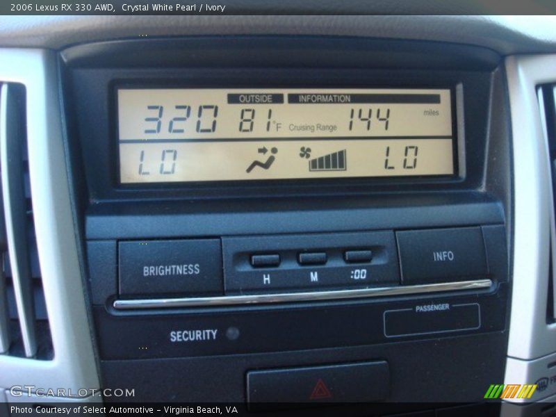Crystal White Pearl / Ivory 2006 Lexus RX 330 AWD