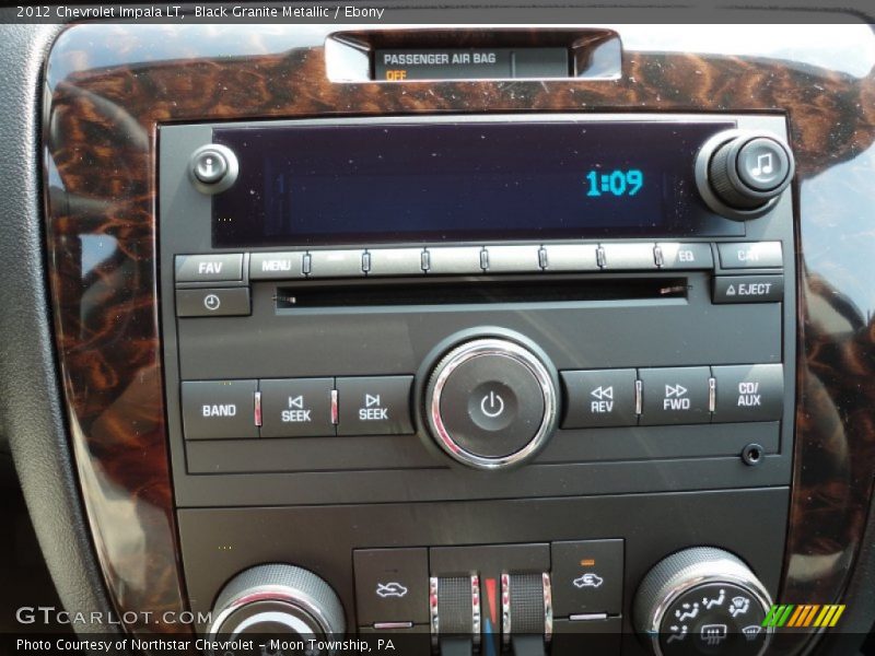 Black Granite Metallic / Ebony 2012 Chevrolet Impala LT