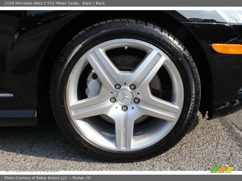Black / Black 2008 Mercedes-Benz S 550 4Matic Sedan