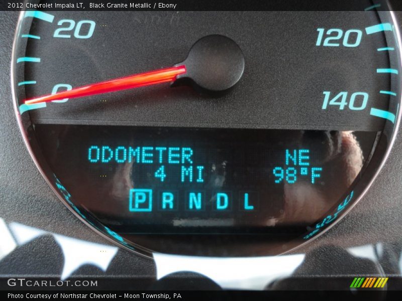 Black Granite Metallic / Ebony 2012 Chevrolet Impala LT