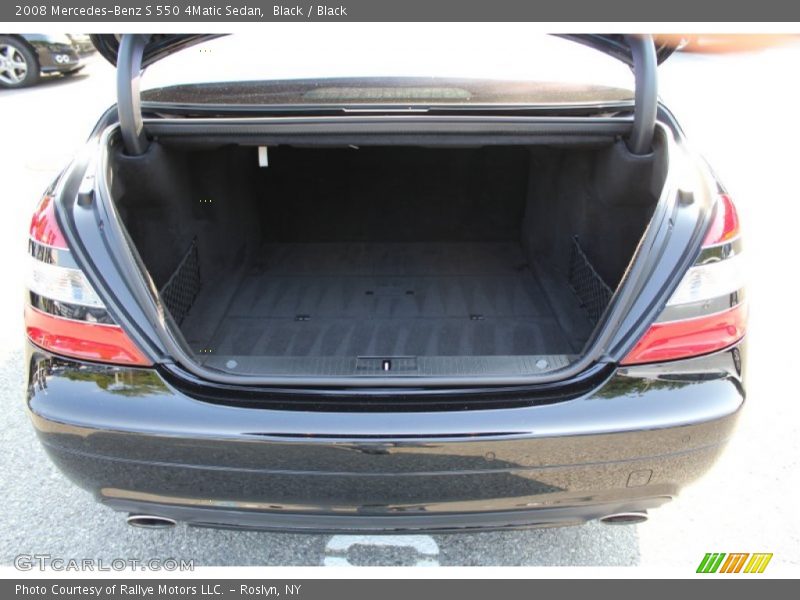 Black / Black 2008 Mercedes-Benz S 550 4Matic Sedan