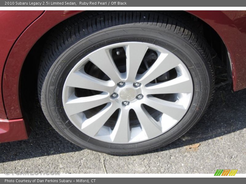 Ruby Red Pearl / Off Black 2010 Subaru Legacy 2.5i Limited Sedan