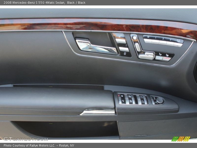 Black / Black 2008 Mercedes-Benz S 550 4Matic Sedan