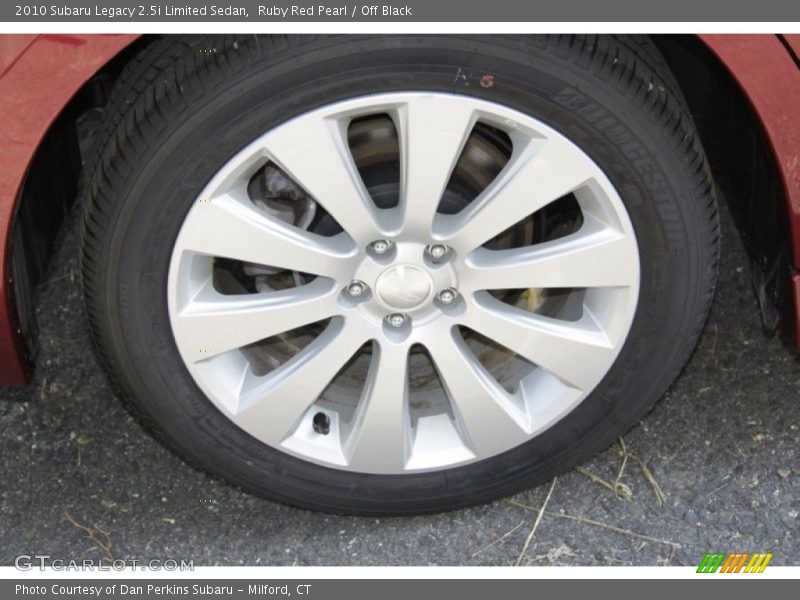 Ruby Red Pearl / Off Black 2010 Subaru Legacy 2.5i Limited Sedan