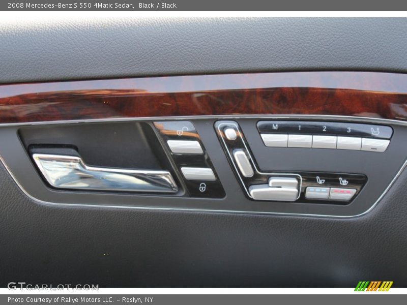 Black / Black 2008 Mercedes-Benz S 550 4Matic Sedan