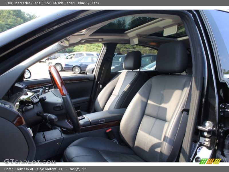 Black / Black 2008 Mercedes-Benz S 550 4Matic Sedan