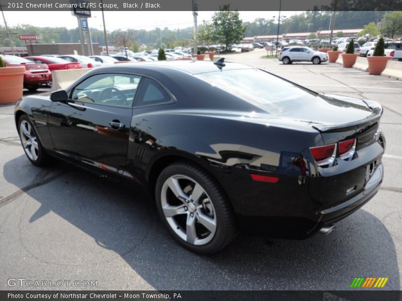 Black / Black 2012 Chevrolet Camaro LT/RS Coupe