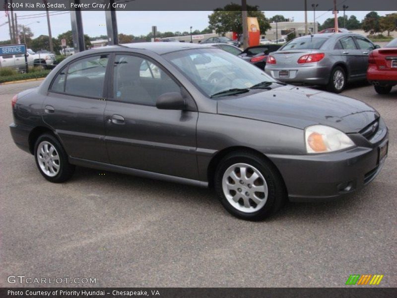  2004 Rio Sedan Pewter Gray