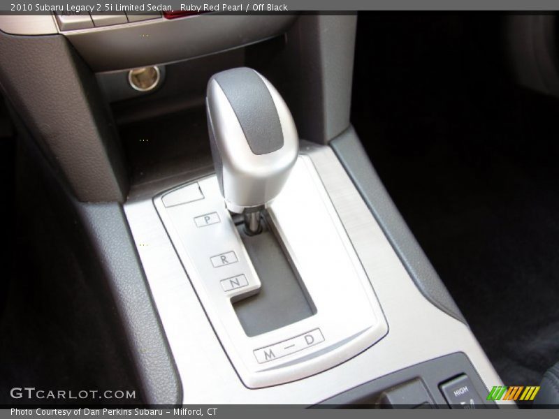 Ruby Red Pearl / Off Black 2010 Subaru Legacy 2.5i Limited Sedan