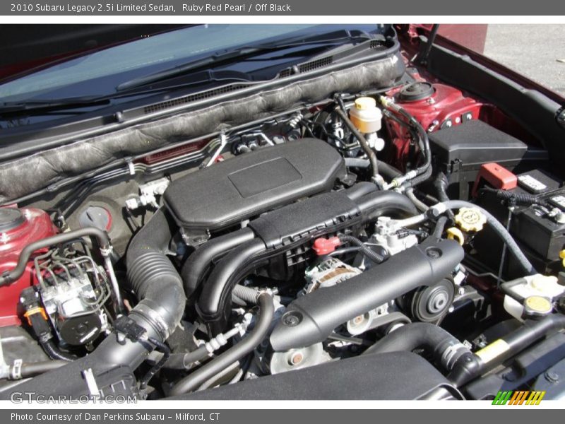 Ruby Red Pearl / Off Black 2010 Subaru Legacy 2.5i Limited Sedan