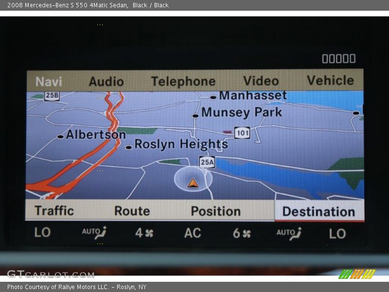 Black / Black 2008 Mercedes-Benz S 550 4Matic Sedan