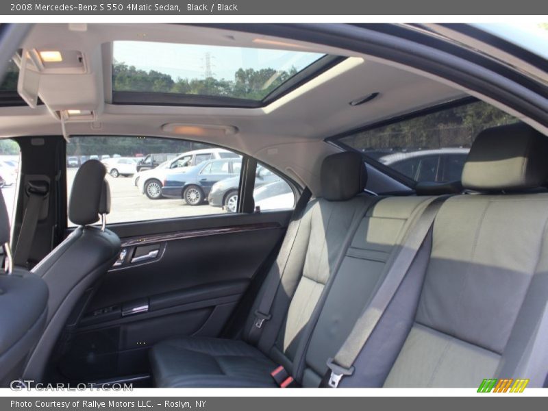 Black / Black 2008 Mercedes-Benz S 550 4Matic Sedan