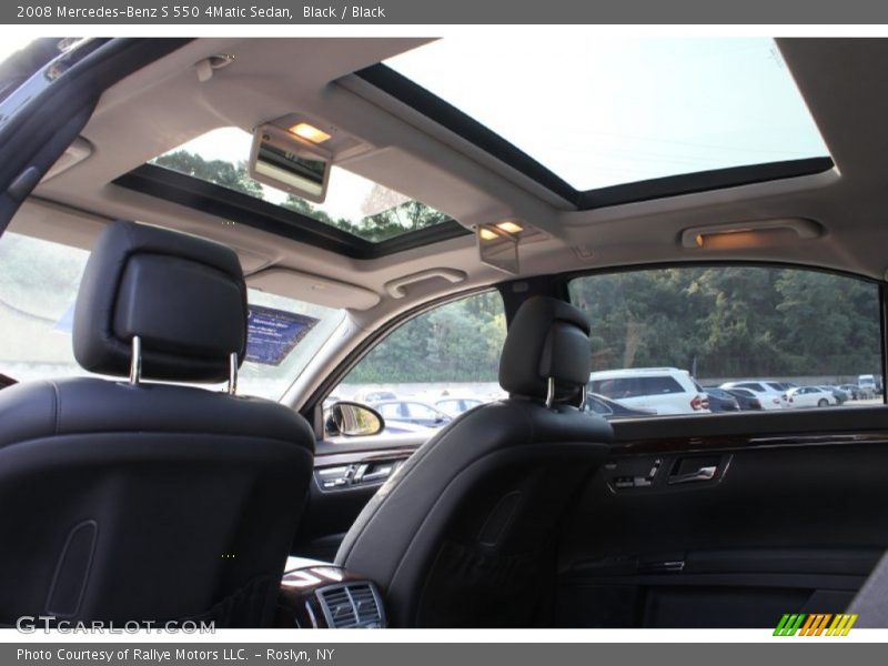 Black / Black 2008 Mercedes-Benz S 550 4Matic Sedan