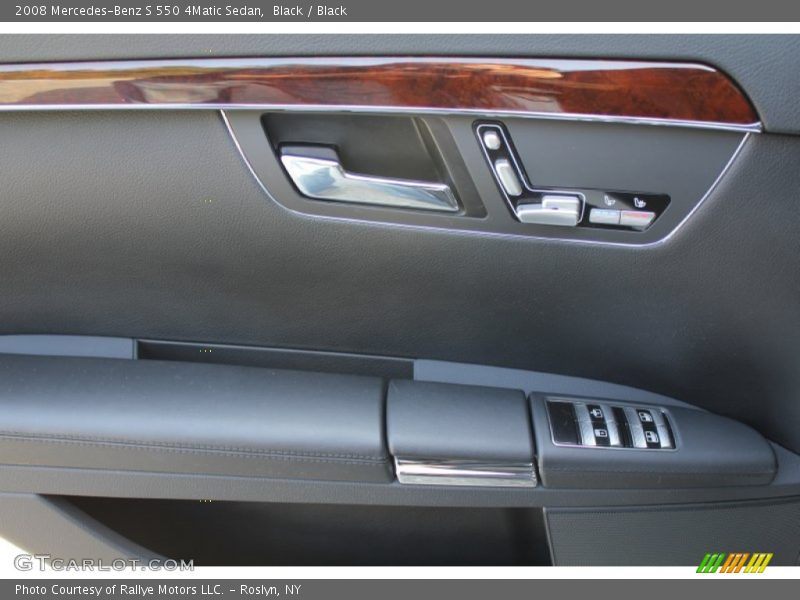 Black / Black 2008 Mercedes-Benz S 550 4Matic Sedan