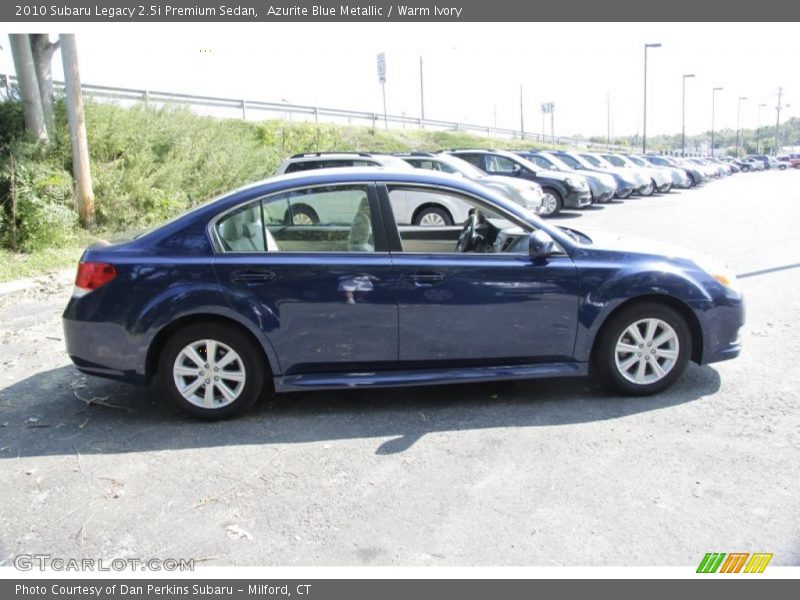 Azurite Blue Metallic / Warm Ivory 2010 Subaru Legacy 2.5i Premium Sedan
