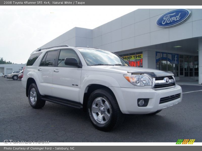 Natural White / Taupe 2008 Toyota 4Runner SR5 4x4