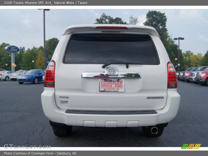 Natural White / Taupe 2008 Toyota 4Runner SR5 4x4
