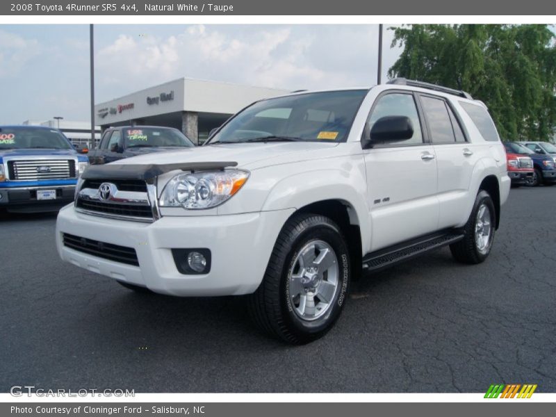 Natural White / Taupe 2008 Toyota 4Runner SR5 4x4