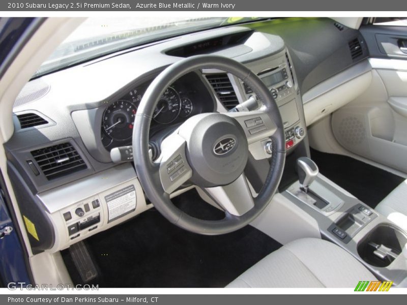 Warm Ivory Interior - 2010 Legacy 2.5i Premium Sedan 