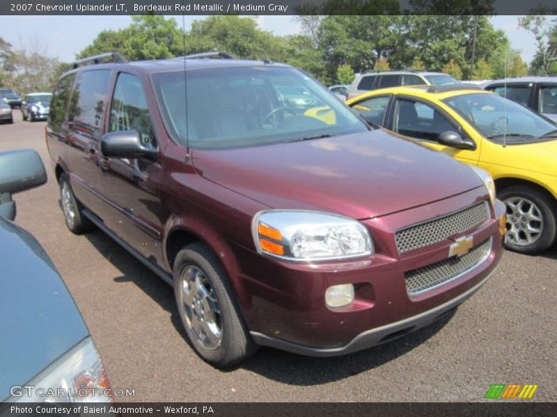 Bordeaux Red Metallic / Medium Gray 2007 Chevrolet Uplander LT