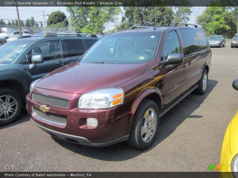 Bordeaux Red Metallic / Medium Gray 2007 Chevrolet Uplander LT