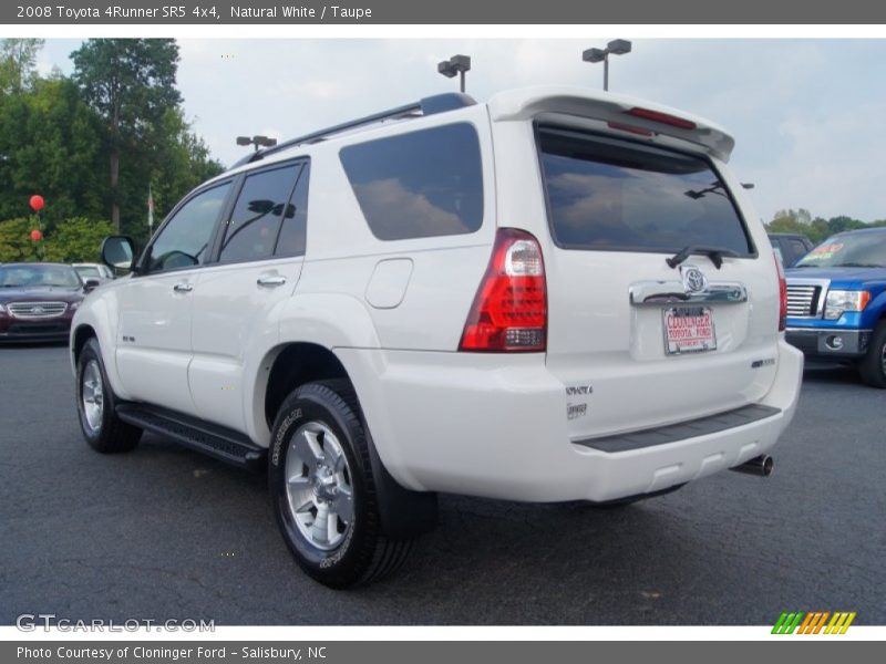 Natural White / Taupe 2008 Toyota 4Runner SR5 4x4