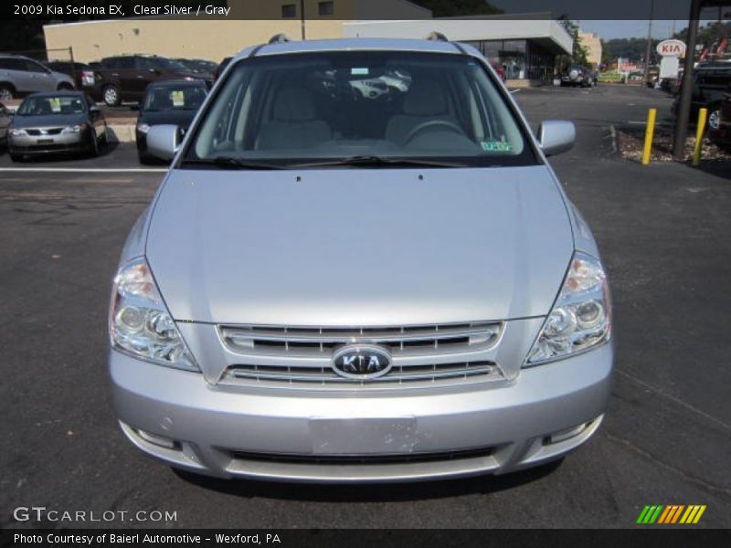 Clear Silver / Gray 2009 Kia Sedona EX