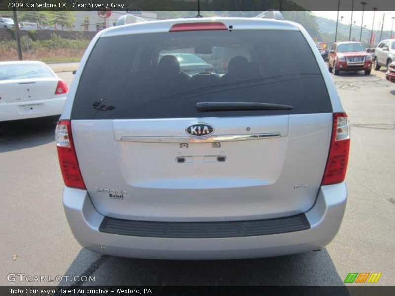 Clear Silver / Gray 2009 Kia Sedona EX