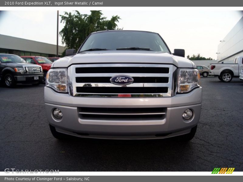 Ingot Silver Metallic / Camel 2010 Ford Expedition XLT