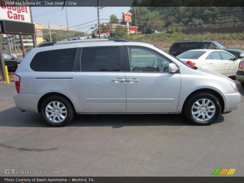 Clear Silver / Gray 2009 Kia Sedona EX