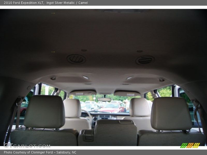 Ingot Silver Metallic / Camel 2010 Ford Expedition XLT