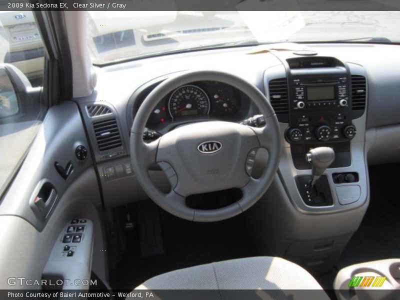 Clear Silver / Gray 2009 Kia Sedona EX