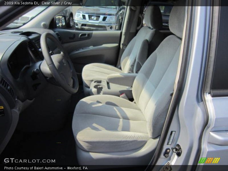 Clear Silver / Gray 2009 Kia Sedona EX