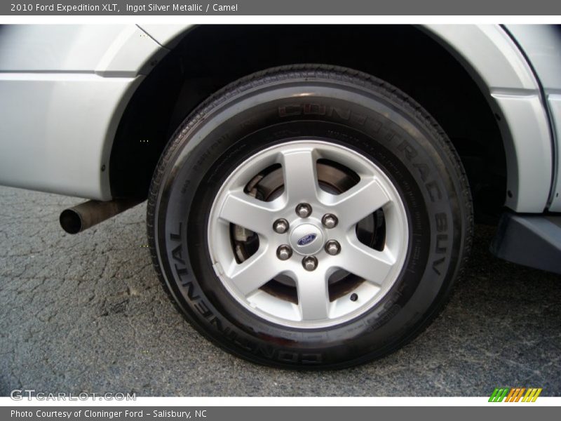 Ingot Silver Metallic / Camel 2010 Ford Expedition XLT