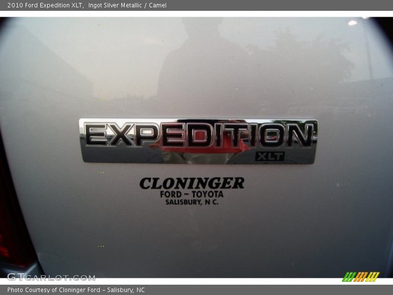 Ingot Silver Metallic / Camel 2010 Ford Expedition XLT