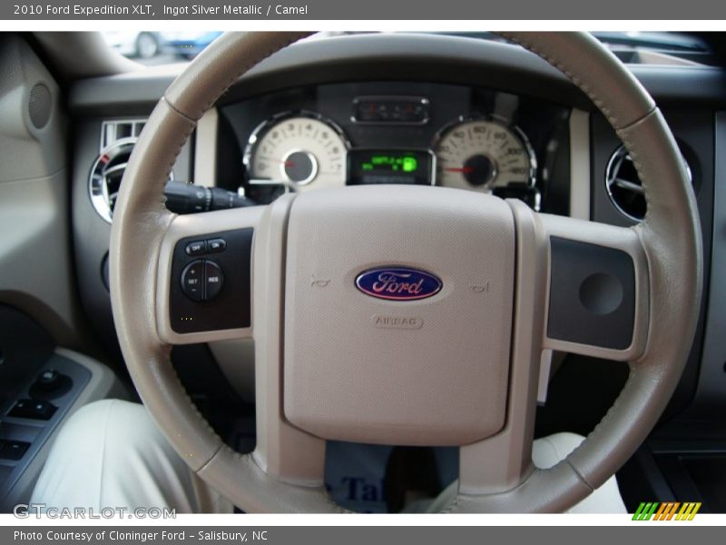 Ingot Silver Metallic / Camel 2010 Ford Expedition XLT