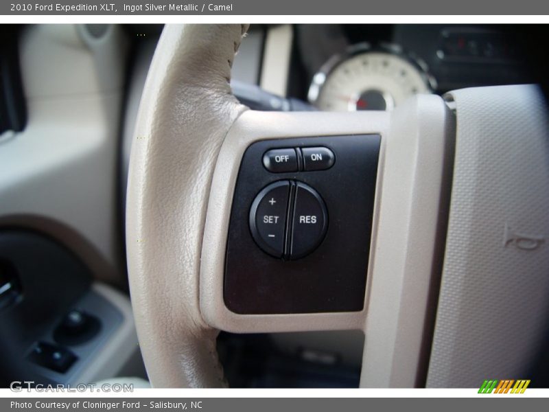 Ingot Silver Metallic / Camel 2010 Ford Expedition XLT