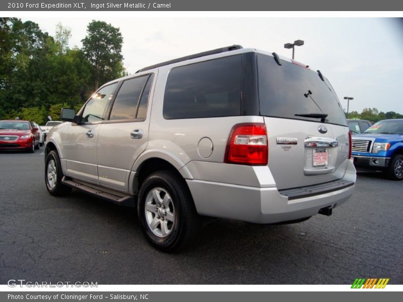 Ingot Silver Metallic / Camel 2010 Ford Expedition XLT