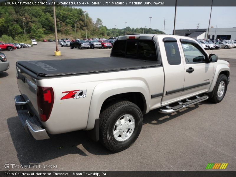 Silver Birch Metallic / Medium Dark Pewter 2004 Chevrolet Colorado Z71 Extended Cab 4x4