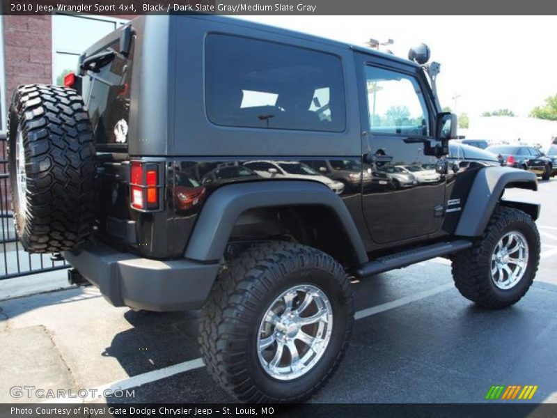 Black / Dark Slate Gray/Medium Slate Gray 2010 Jeep Wrangler Sport 4x4