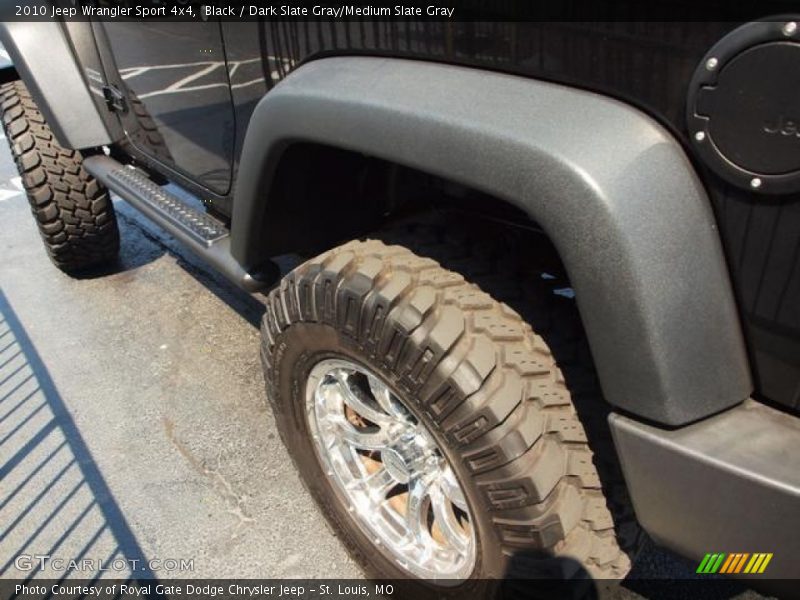Black / Dark Slate Gray/Medium Slate Gray 2010 Jeep Wrangler Sport 4x4