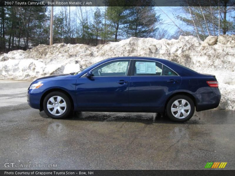 Blue Ribbon Metallic / Ash 2007 Toyota Camry CE