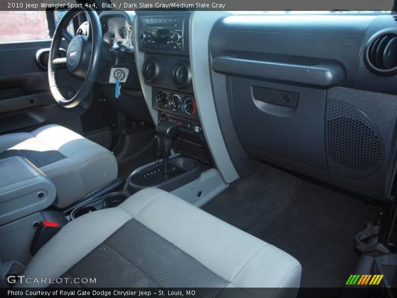 Black / Dark Slate Gray/Medium Slate Gray 2010 Jeep Wrangler Sport 4x4