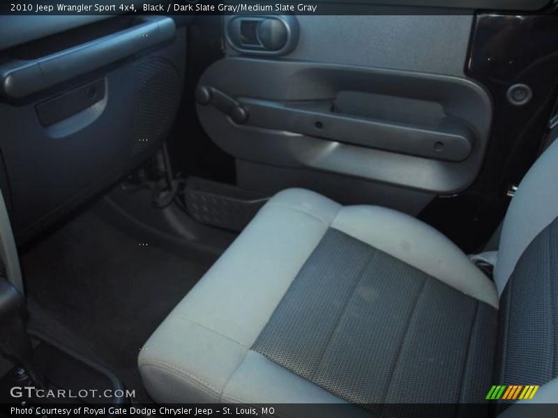 Black / Dark Slate Gray/Medium Slate Gray 2010 Jeep Wrangler Sport 4x4
