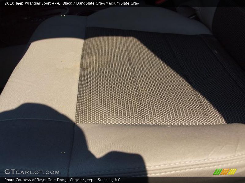 Black / Dark Slate Gray/Medium Slate Gray 2010 Jeep Wrangler Sport 4x4