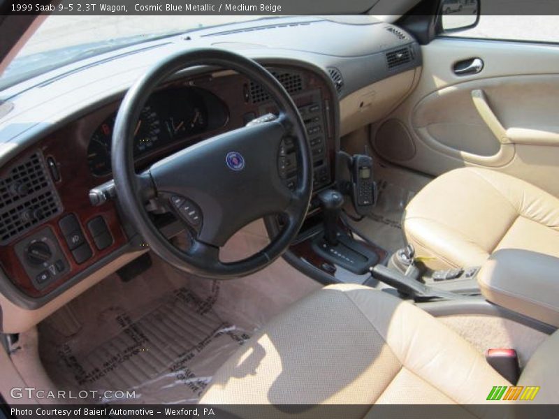 Medium Beige Interior - 1999 9-5 2.3T Wagon 