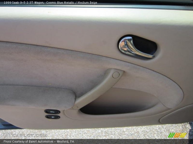 Cosmic Blue Metallic / Medium Beige 1999 Saab 9-5 2.3T Wagon