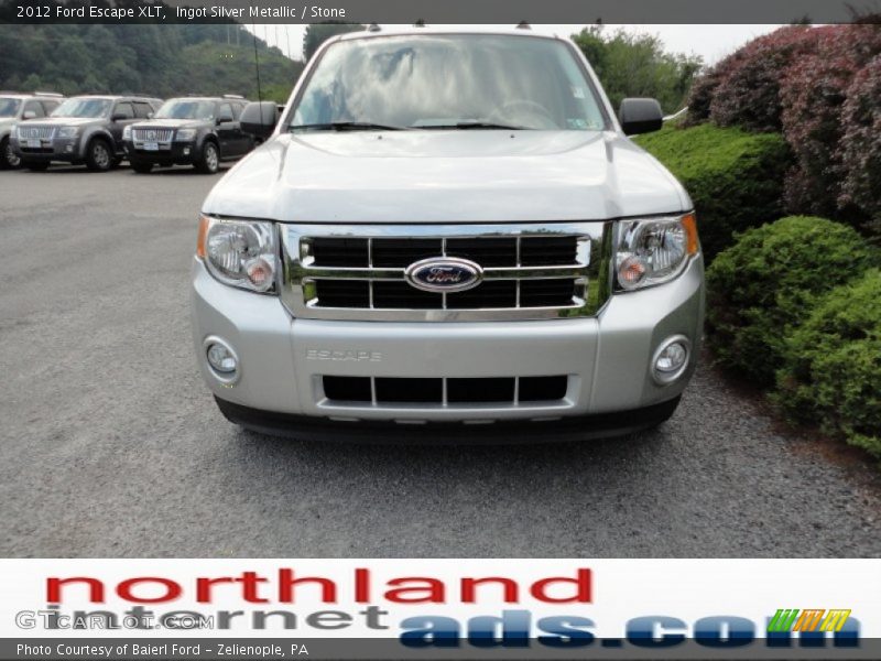Ingot Silver Metallic / Stone 2012 Ford Escape XLT
